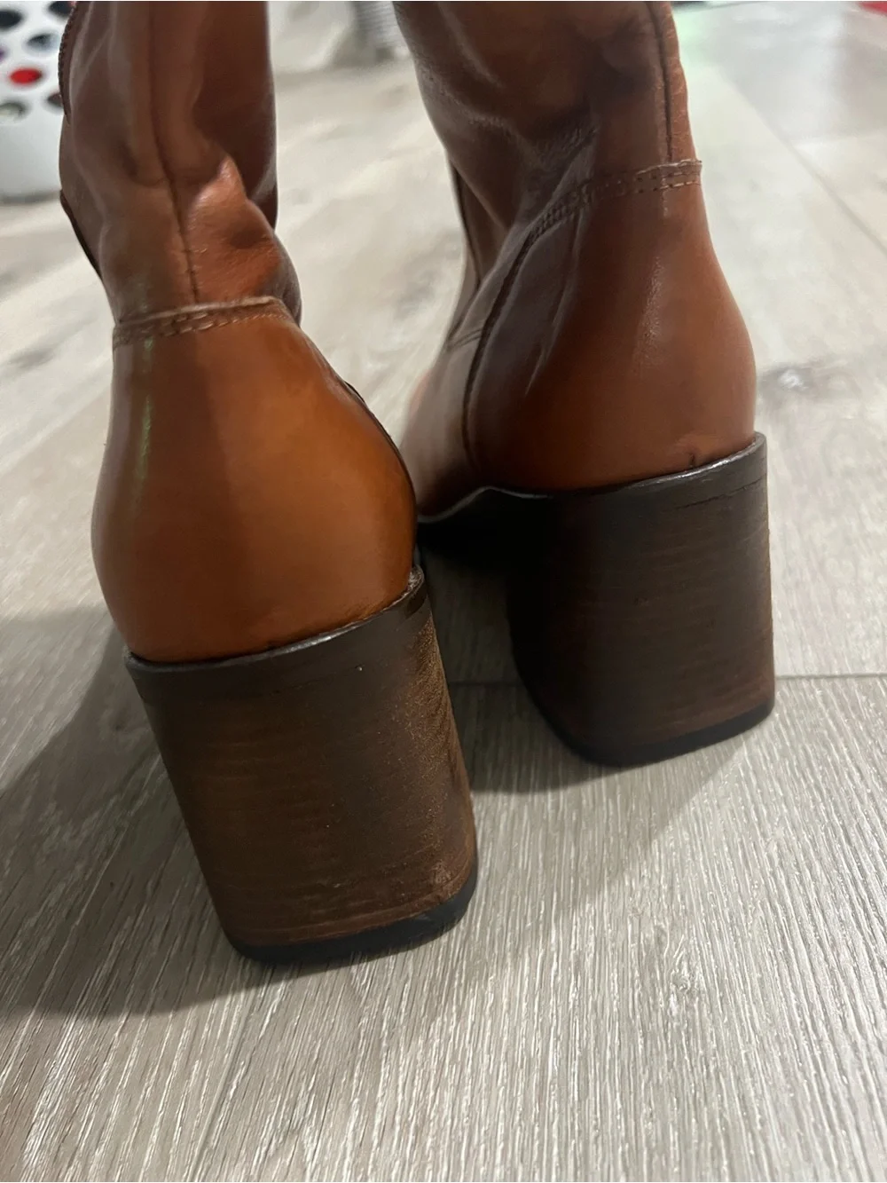 Coach and Four Brown lucca Leather Boots